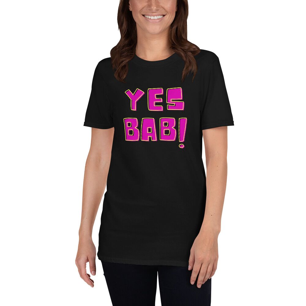 yes bab t shirt black