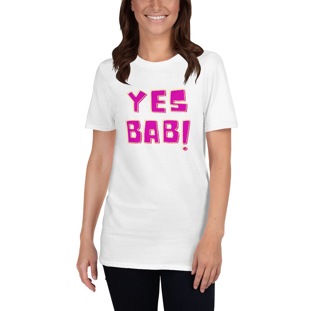 yes bab t shirt white