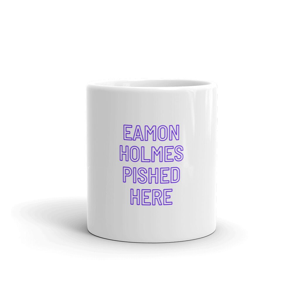 eamon holmes pished here mug