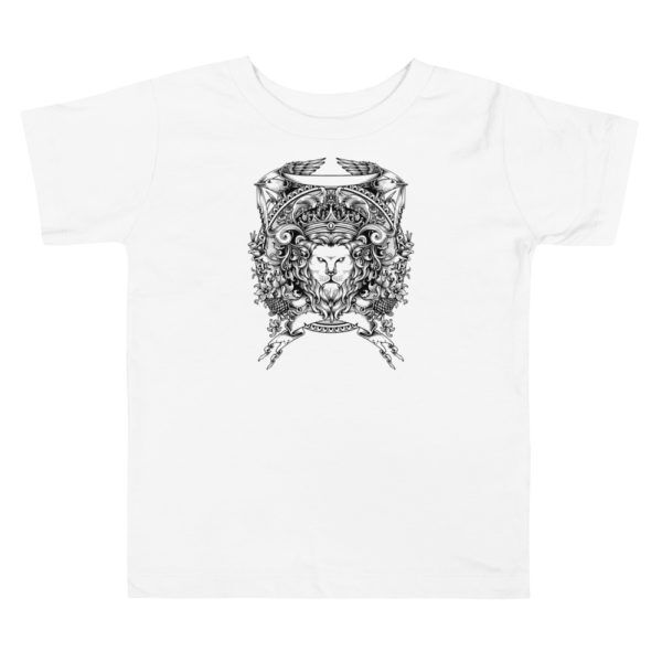 lion t shirt kids white