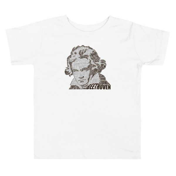 beethoven t shirt kids white