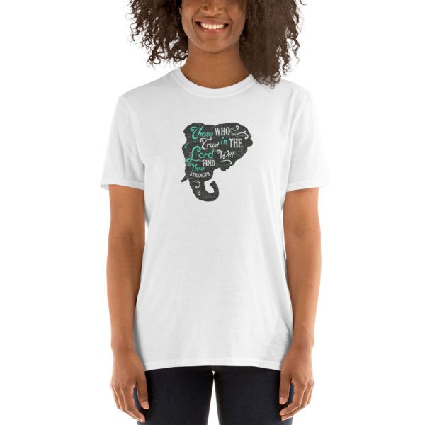 elephant t shirt white